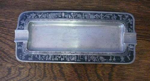 NORWEGIAN PEWTER ASHTRAY