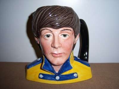Royal Doulton "Paul McCartney" character toby jug from the Beatles series - D6724 - rare find!
