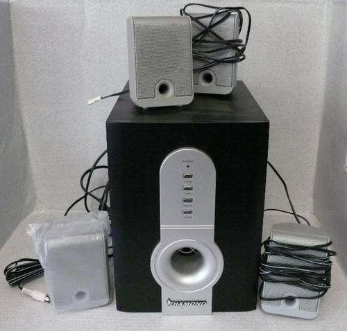 DIAMOND SUBWOOFER AND 4 SPEAKERS