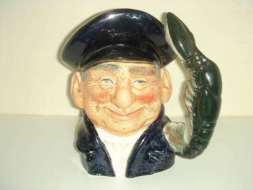ROYAL DOULTON LARGE TOBY CHARACTER JUG "LOBSTER MAN" D6617