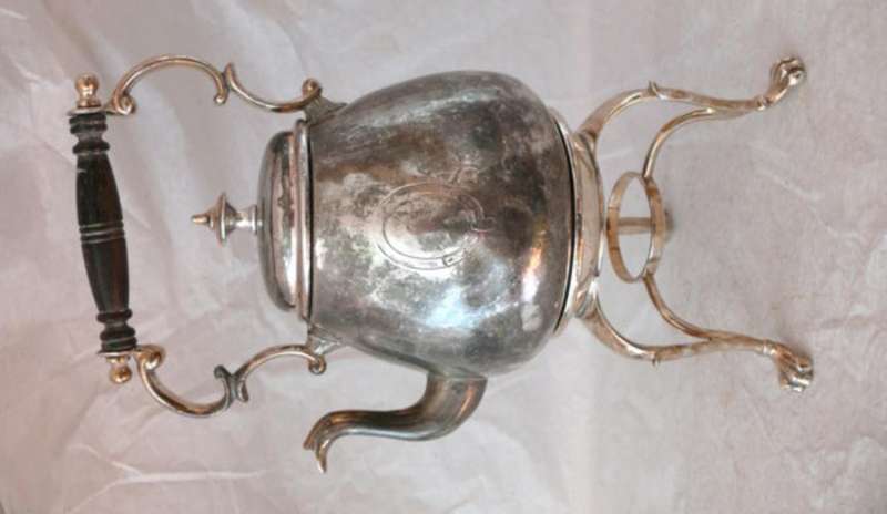 Fantastic VICTORIAN Hand Made Silver Plated Coffee Pot on Stand - MADE IN ENGLAND