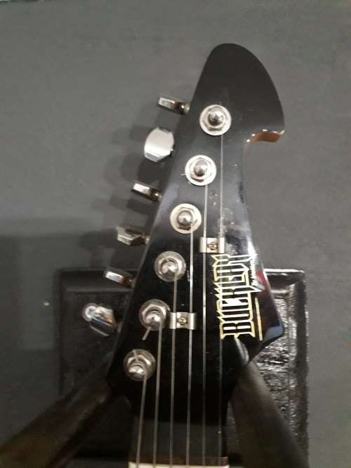 Buckley guitar and amp