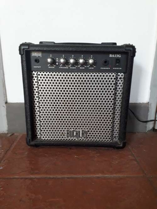 Buckley guitar and amp