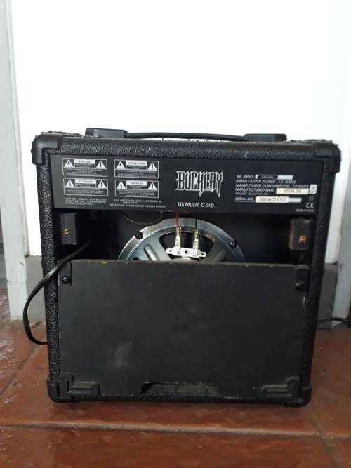 Buckley guitar and amp