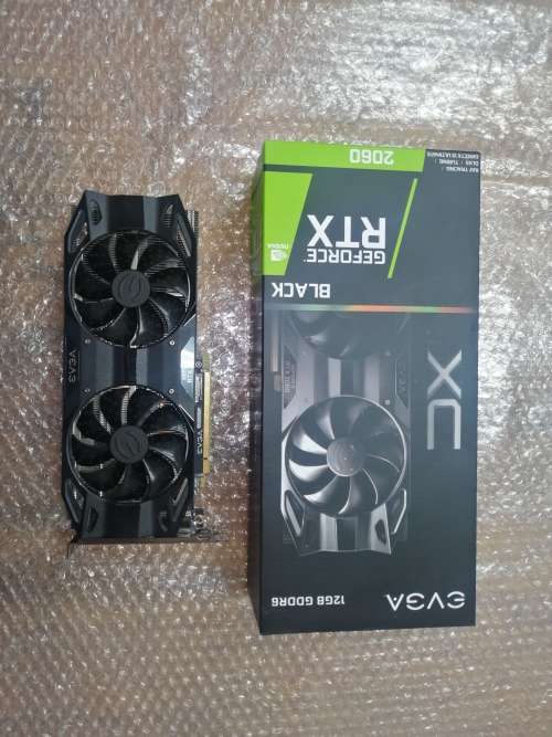 EVGA GeForce RTX 2060 XC BLACK Gaming 12G-P4-2261-KR 12GB GDDR6 192-bit PCI-E 3.0 Desktop Graphics