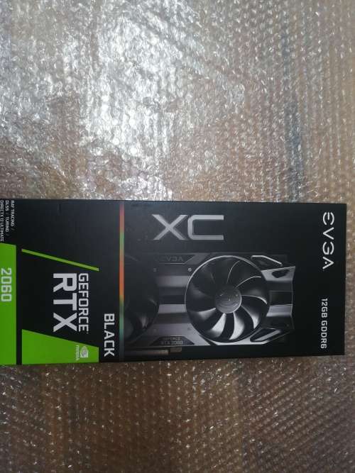 EVGA GeForce RTX 2060 XC BLACK Gaming 12G-P4-2261-KR 12GB GDDR6 192-bit PCI-E 3.0 Desktop Graphics