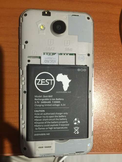 Zest Mobile T1 Smartphone (black)