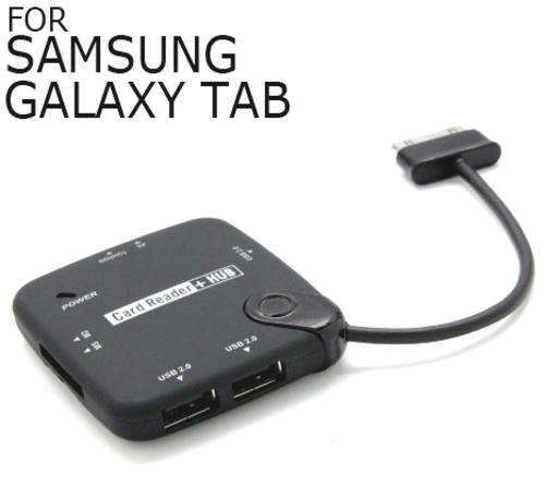 9 in 1 Samsung Galaxy TAB OTG  3 Port USB Hub + All-in-one Card Reader