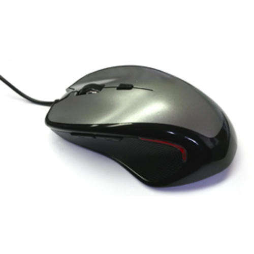 High Definition Gaming Mouse with side buttons and red lighting effect