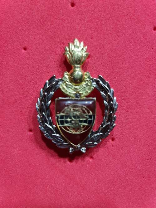4 Survey and Map Unit Beret/Belt badge. maroon