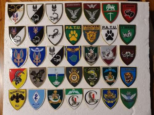 Rhodesian Bushwar Commemorative Shoulder Flash