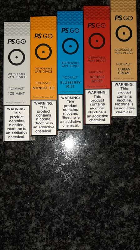 PodSalt Go disposable vape/e-cig