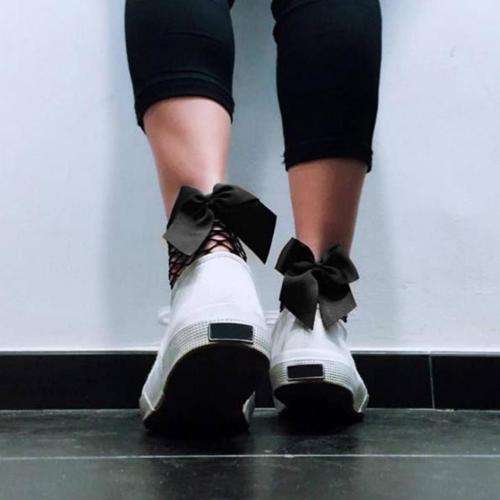 MESH BOW SOCK