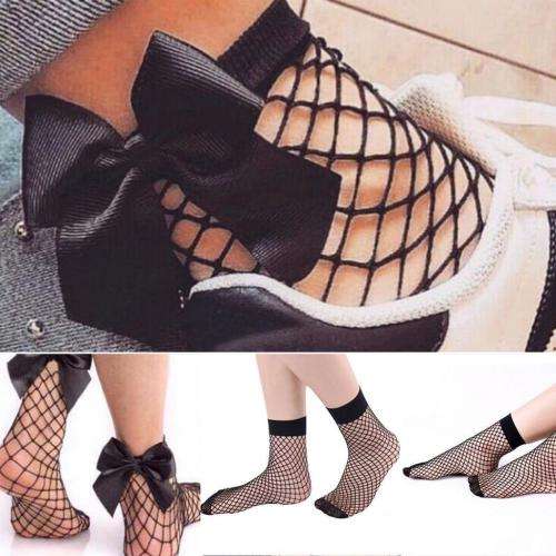 MESH BOW SOCK