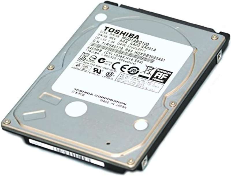 Toshiba 1TB Internal Hard Drive 2.5` - GOOD HEALTH
