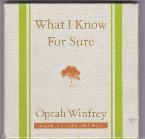 What I Know For Sure Oprah Winfrey