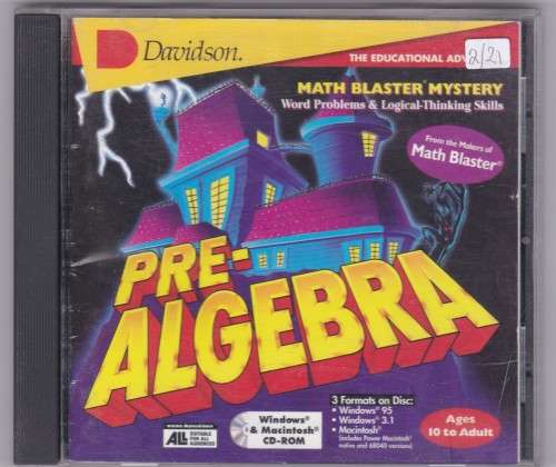 Pre Algebra Math Blaster Mystery