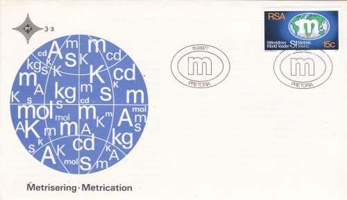 Metrisering Metrication RSA Pretoria