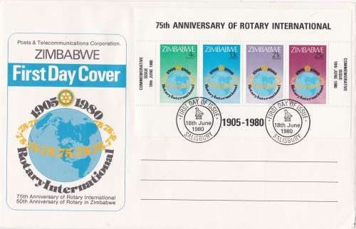 Zimbabwe Rotar International FDC
