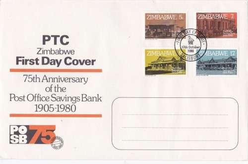 Zimbabwe Post Office Savings Bank FDC