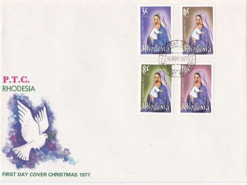 Rhodesia Christmas FDC