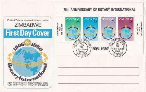 Zimbabwe Rotar International FDC