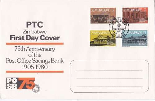 Post Office Savings Bank Zimbabwe FDC