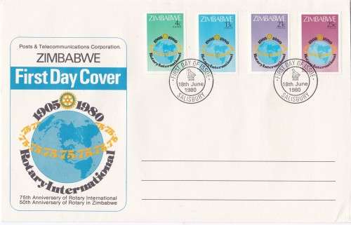 Rotary International Zimbabwe FDC