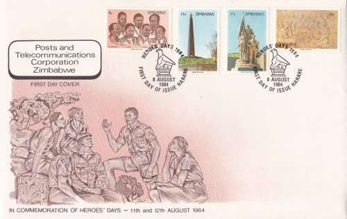 Posts and Telecommunications Corporation Zimbabwe Heroes FDC