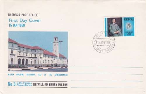 Sir William Henry Milton Rhodesia FDC