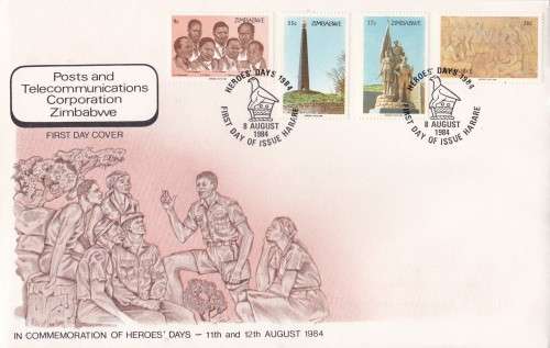 Commemoration of Heroes days Zimbabwe FDC