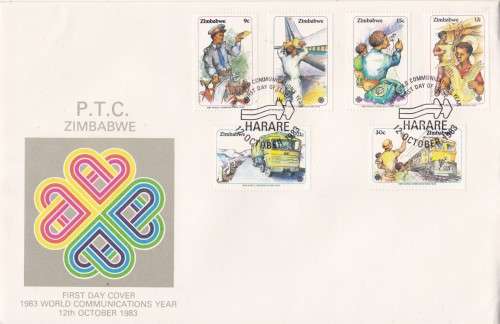 World Communicatios Year Zimbabwe FDC