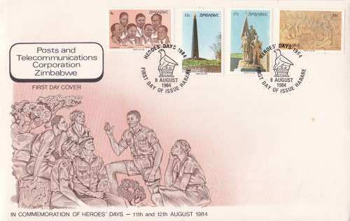 Commemoration of Heroes days Zimbabwe FDC