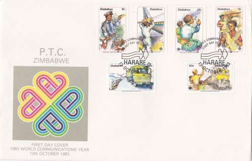 World Communicatios Year Zimbabwe FDC