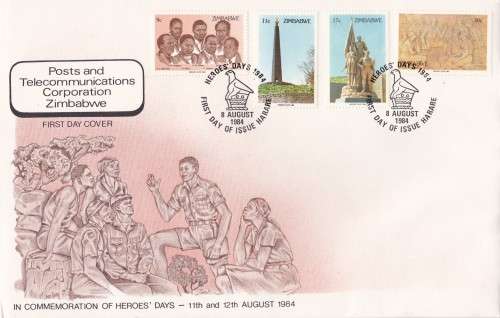 Commemoration of Heroes days Zimbabwe FDC