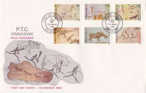 Rock Paintings Zimbabwe FDC