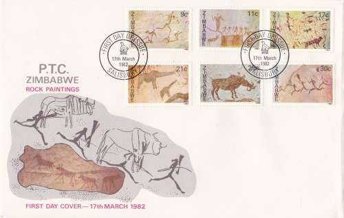 Rock Paintings Zimbabwe FDC