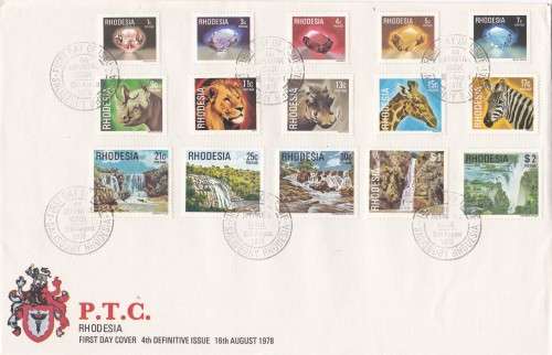 Definitive Issue Rhodesia FDC