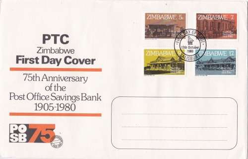Post office Savings Bank Zimbabwe FDC