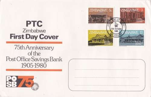 Post office Savings Bank Zimbabwe FDC