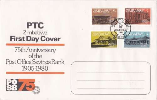 Post office Savings Bank Zimbabwe FDC