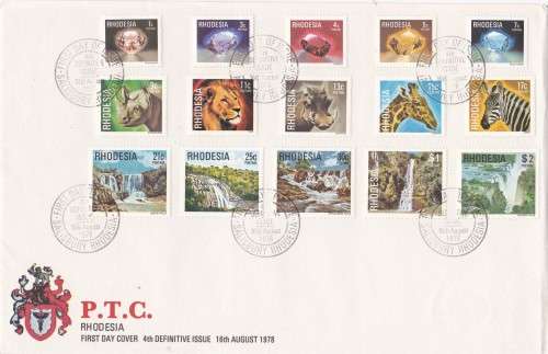 Definitive Issue Rhodesia FDC