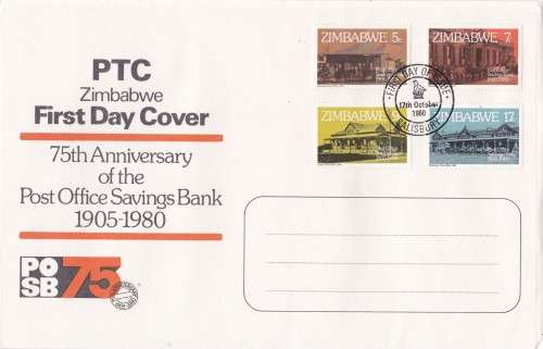 Post office Savings Bank Zimbabwe FDC