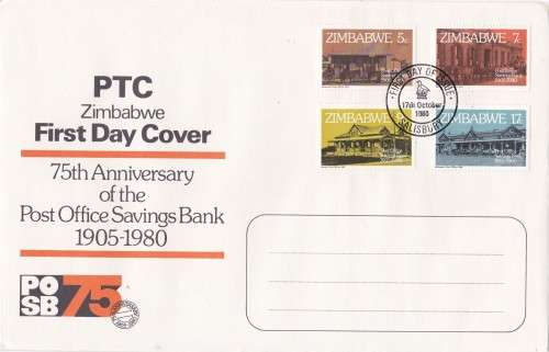 Post office Savings Bank Zimbabwe FDC