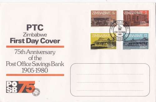 Post office Savings Bank Zimbabwe FDC