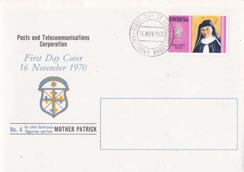 Mother Patrick Rhodesia FDC