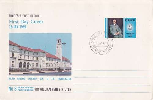 Sir William Henry Milton Rhodesia FDC