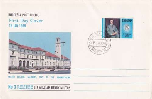 Sir William Henry Milton Rhodesia FDC
