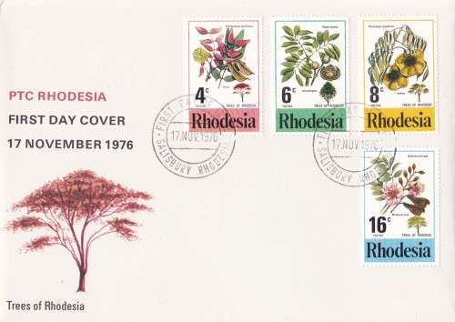 Trees of Rhodesia FDC
