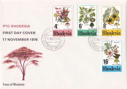 Trees of Rhodesia FDC